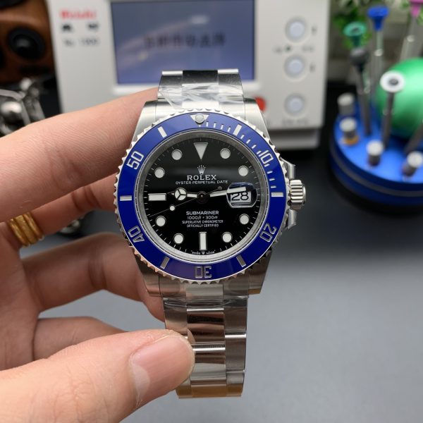 VS Factory Rolex Submariner Date "Cookie Monster" Blue Bezel 41mm (126619LB) 1:1 Super Clone - DD3235 Movement
