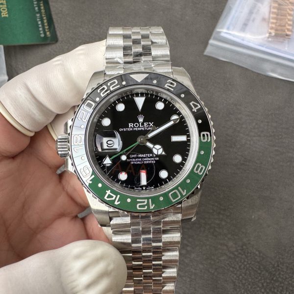 VS Factory Rolex GMT-Master II "Sprite" Destro (m126720vtnr-0002) 1:1 Super Clone - DD3285 Movement