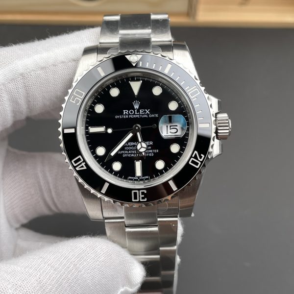 VS Factory Rolex Submariner Date "Black Submariner" 40mm (116610LN) 1:1 Super Clone - DD3135 Movement