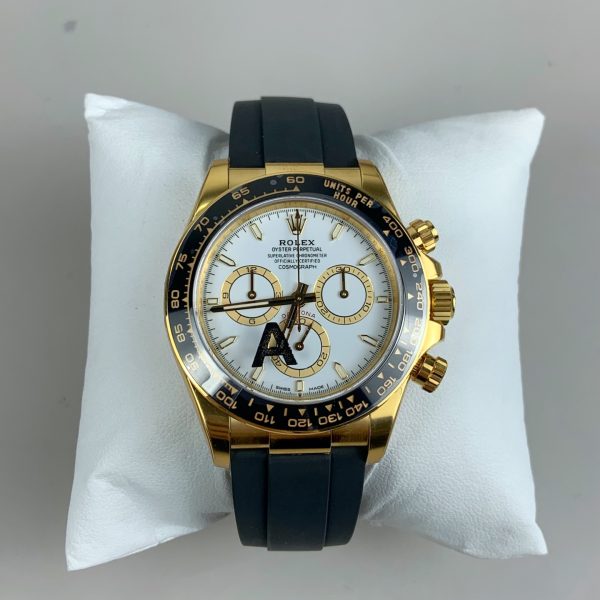VS Factory Rolex Cosmograph Daytona Yellow Gold White Dial (126518LN) 1:1 Super Clone - DD4131 Movement