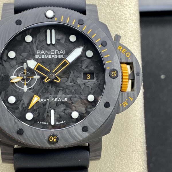 VS Factory Panerai Submersible "Navy SEALs" Carbotech 44mm PAM01324 1:1 Super Clone - DDP.900 Movement