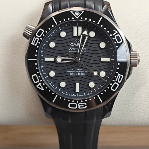 VS Factory Omega Seamaster Diver 300M 43.5mm Black Ceramic & Titanium (210.92.44.20.01.001) 1:1 Super Clone - DD8806 Movement