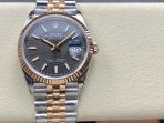 Side profile view of the VSF GMT-Master II case showing polished mid-case flanks and the Triplock winding crown