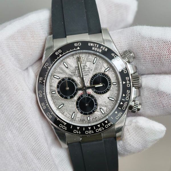 VS Factory Rolex Daytona 40mm White Gold Meteorite Dial(126519LN) 1:1 Super Clone - DD4131 Movement
