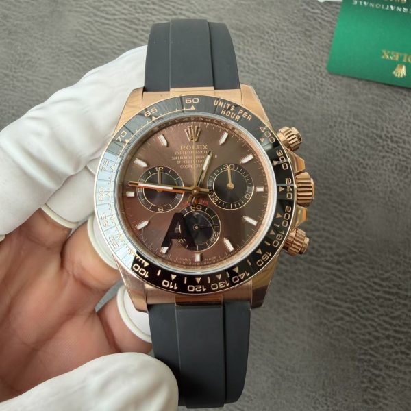 VS Factory Rolex Daytona 40mm Everose Gold Chocolate Dial(126515LN) 1:1 Super Clone - DD4131 Movement