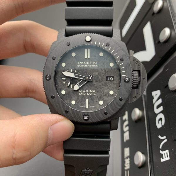 VS Factory Panerai Submersible Marina Militare Carbotech 47mm PAM00979 1:1 Super Clone - DDP.9010 Movement