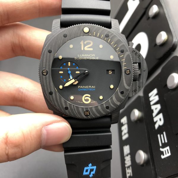 VS Factory Panerai Submersible 1950 Carbotech 47mm PAM00616 1:1 Super Clone - DDP.9000 Movement