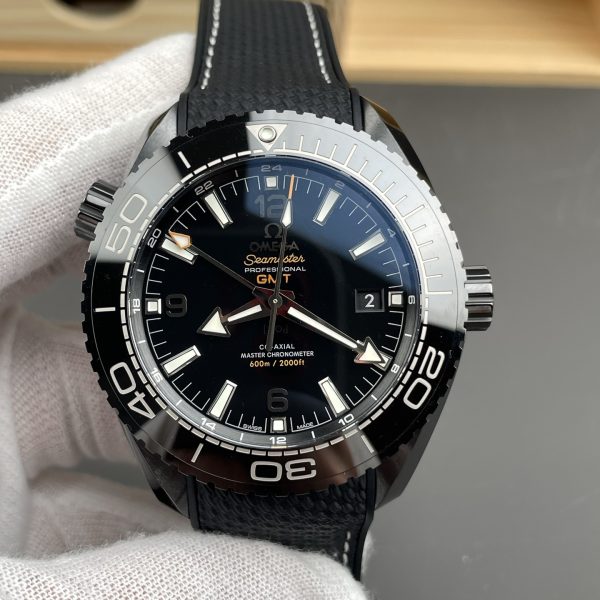 VS Factory Omega Seamaster Planet Ocean 600M GMT 45.5mm "Deep Black" (215.92.46.22.01.001) 1:1 Super Clone - DD8906 Movement