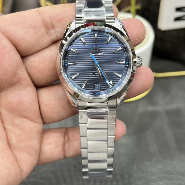 VS Factory Omega Seamaster Aqua Terra 150M 41mm Grey Dial Blue Hands (220.10.41.21.06.001) 1:1 Super Clone - DD8900 Movement