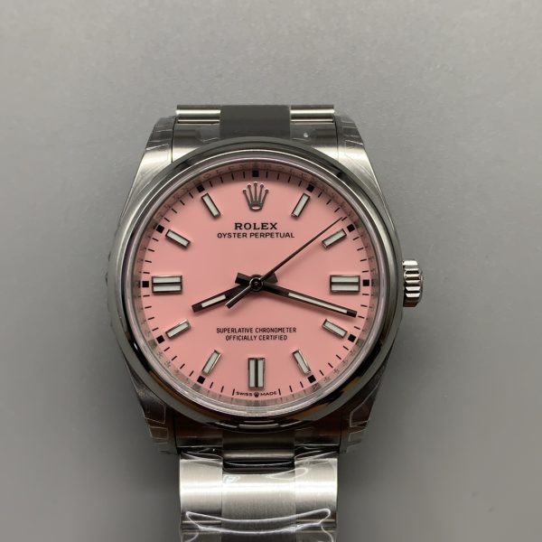VS Factory Rolex Oyster Perpetual 36mm "Candy Pink" (126000) 1:1 Super Clone - DD3230 Movement