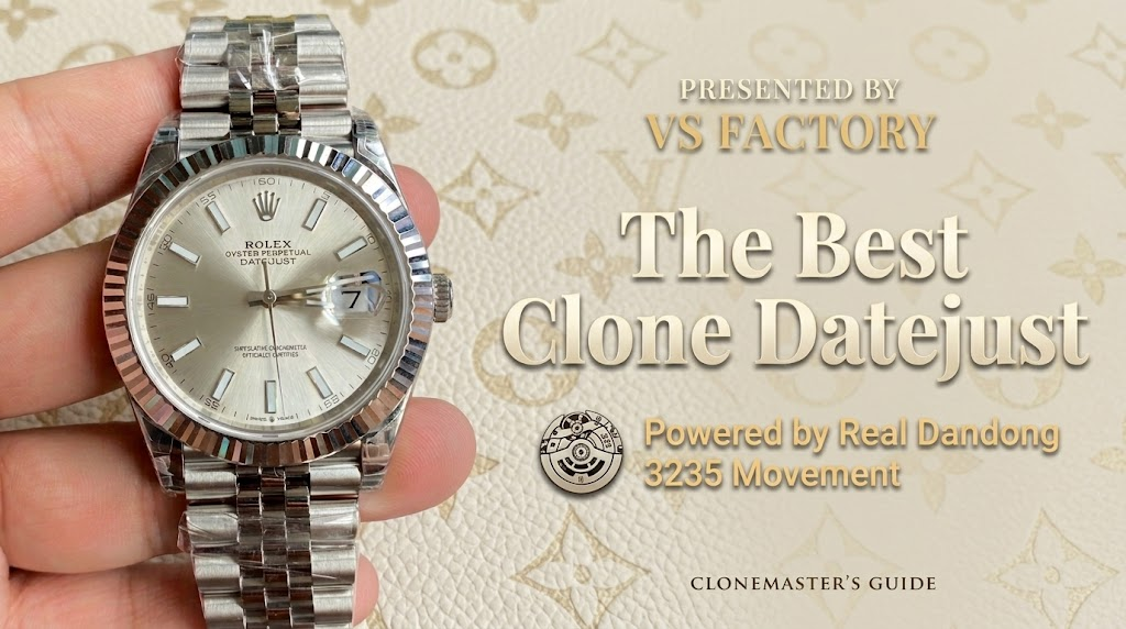 VS Factory Rolex datejust silver