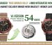 VS Factory Omega Seamaster 300M 007 Bronze Gold V4 upgrade featuring 54-hour power reserve and Burgundy Red dial)