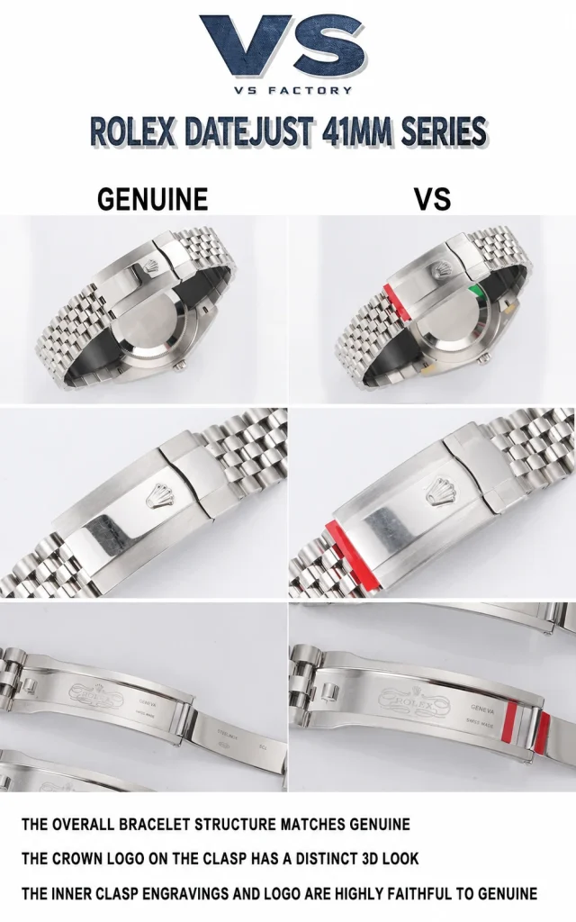 Lugano Style 4-Claw Bracelet Details and Clasp Code