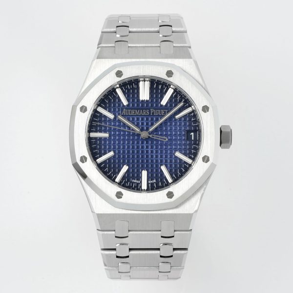 VS Factory Audemars Piguet Royal Oak 41mm White Gold Smoked Blue Dial (15510BC) 1:1 Super Clone – DD4302 Movement