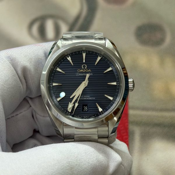 VS Factory OMEGA Seamaster Aqua Terra 150M 38mm Blue Teak Dial (220.10.38.20.03.001) 1:1 Super Clone – DD8800 Movement